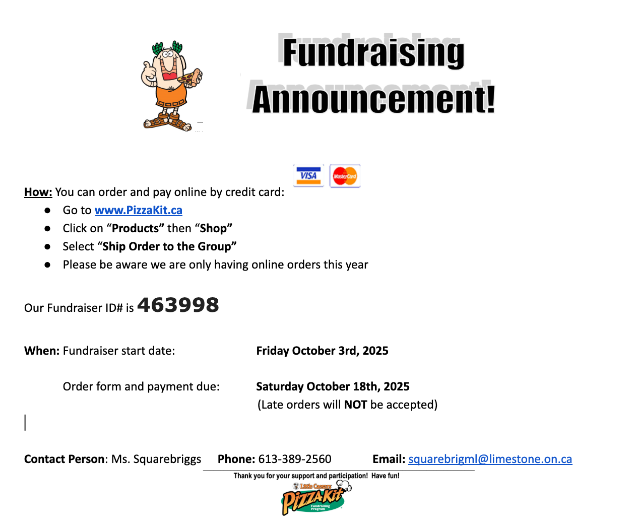 Little Caesar s Notice 