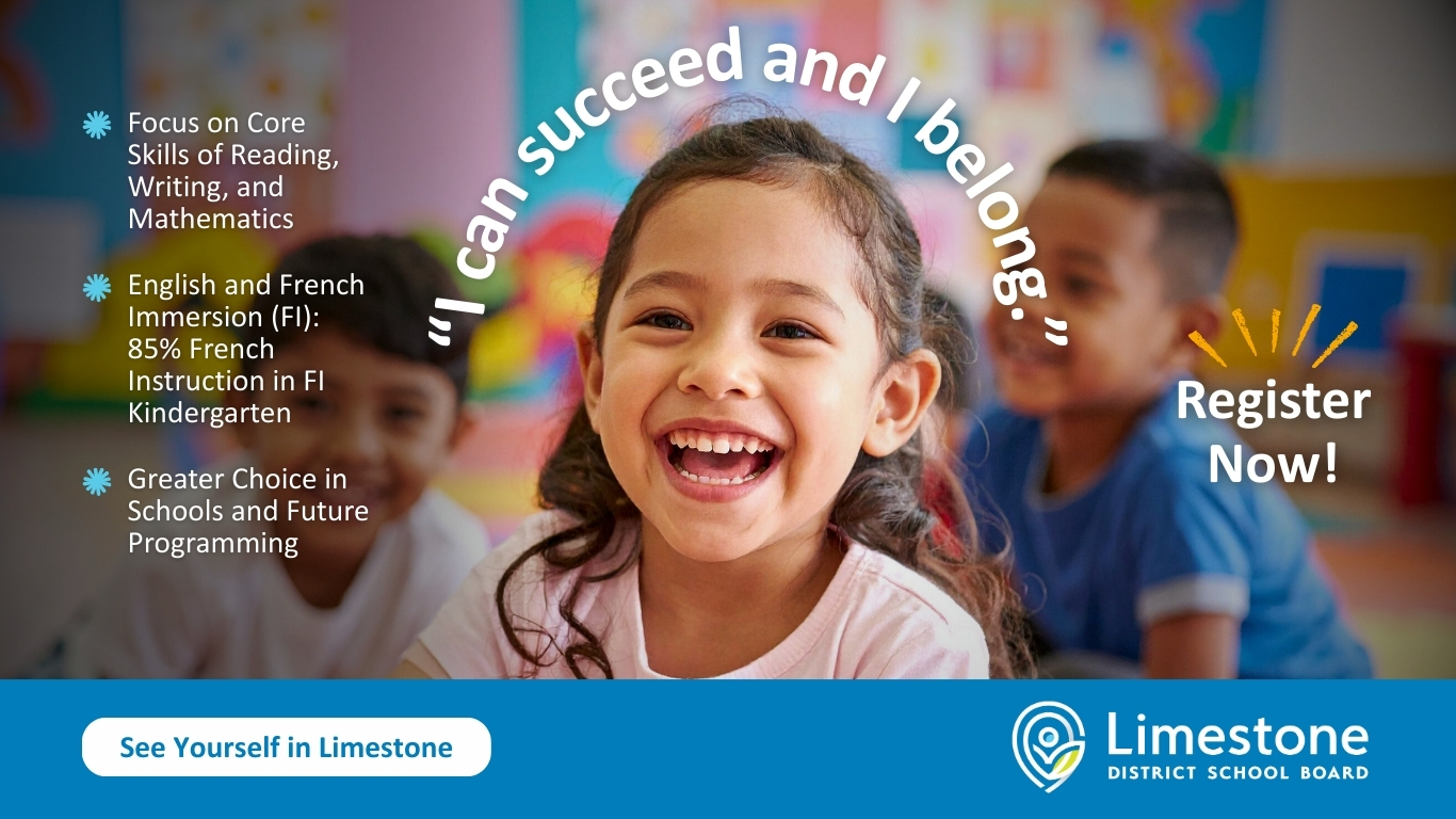 LDSB Kindergarten Student Registration Website Graphic